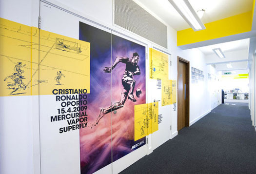 Inside Nike's UK London HQ The Mercurial Zone Football News #nike #ronaldo