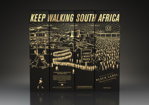 Johnnie Walker Commemorative Box on Behance #packaging #whiskey #liquor #johnnie walker #vlack label