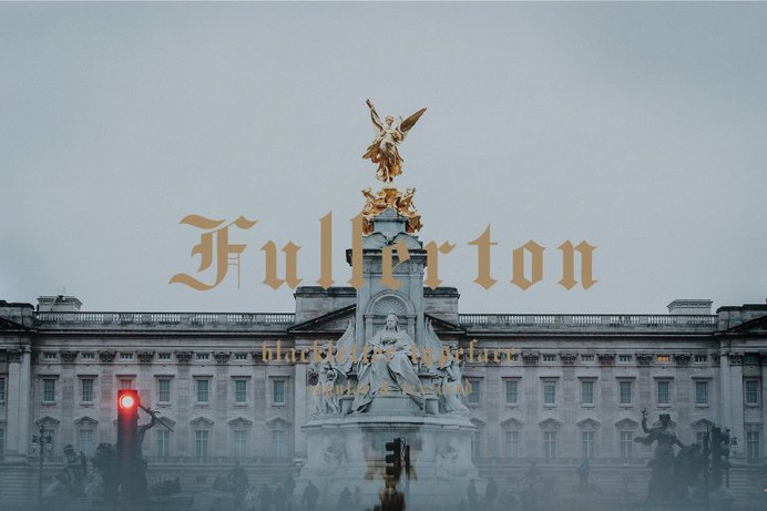 Fullerton typeface font ~ Blackletter Fonts