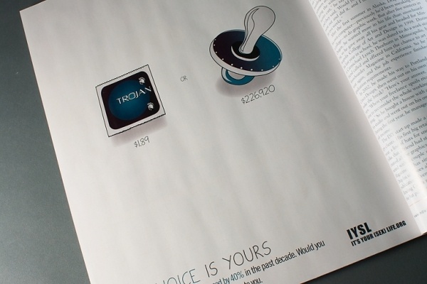 Courtney Goodhart Graphic Designer #advertisement #condoms #photography #concept #magazine #babies