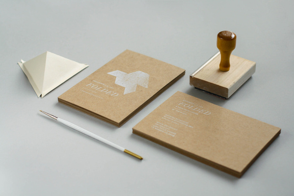 Folded Show Cards | Eva Black Design #business #geometric #identity #logo #cards