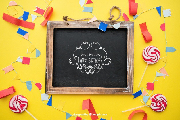 Birthday concept with slate and candy Free Psd. See more inspiration related to Mockup, Birthday, Happy birthday, Party, Anniversary, Celebration, Happy, Candy, Chalkboard, Mock up, Decoration, Decorative, Celebrate, Birthday party, Sweets, Festive, Up, Lollipop, Birth, Happy anniversary, Concept, Slate, Annual, Composition and Mock on Freepik.