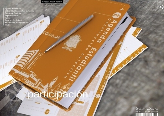 Graphic Design by Diego Pinzon at Coroflot #diego #identyti #pinzon #print #agenda #printing #brand #layout #editorial