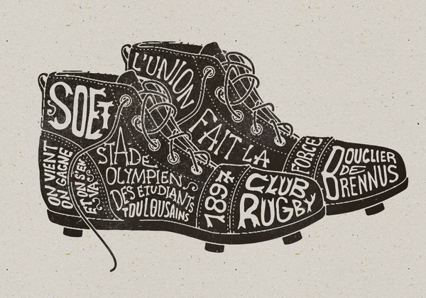 http://www.bmddesign.fr/stade_toulousain/section_rugby2.jpg #lettering #illustration #type #skull #hand