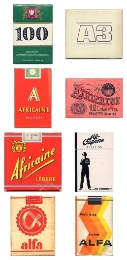 Awesome Vintage Cigarette Package Designs #packaging #vintage #cigarettes