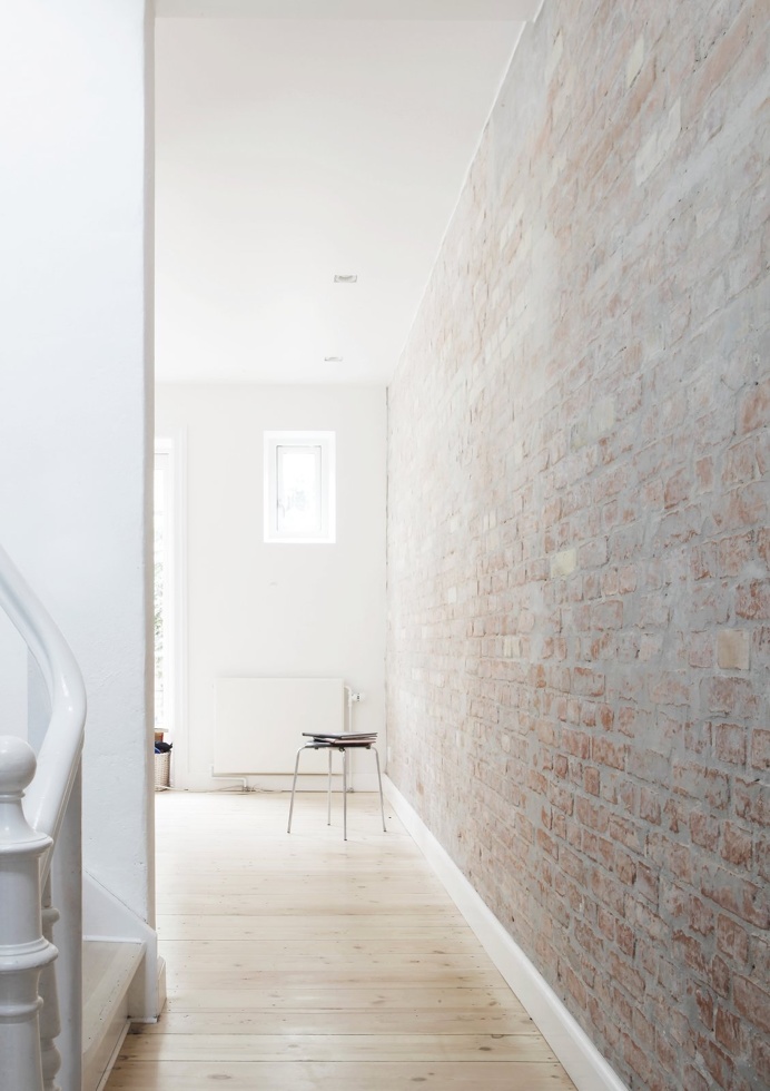 Brick wall. Copenhagen Townhouse I by Norm.Architects. #brick #normarchitects #wall #industrial