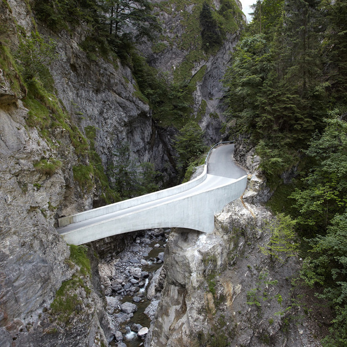 marte marte architekten arches schaufelschlucht bridge in austrian mountains #bridge