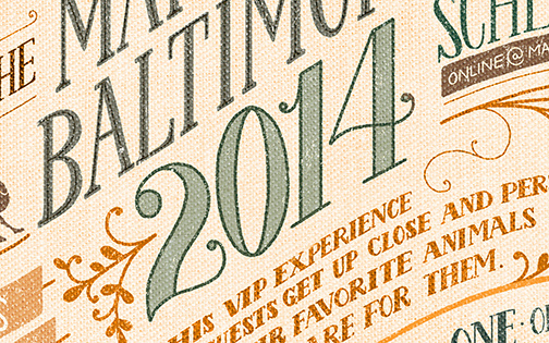 Zoo Event Poster on Behance #type #drawn #hand