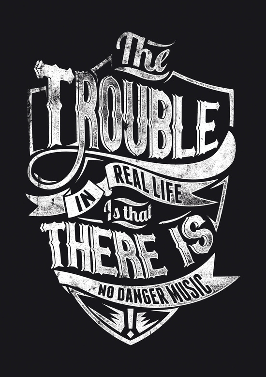 Danger music by Tshirt-Factory