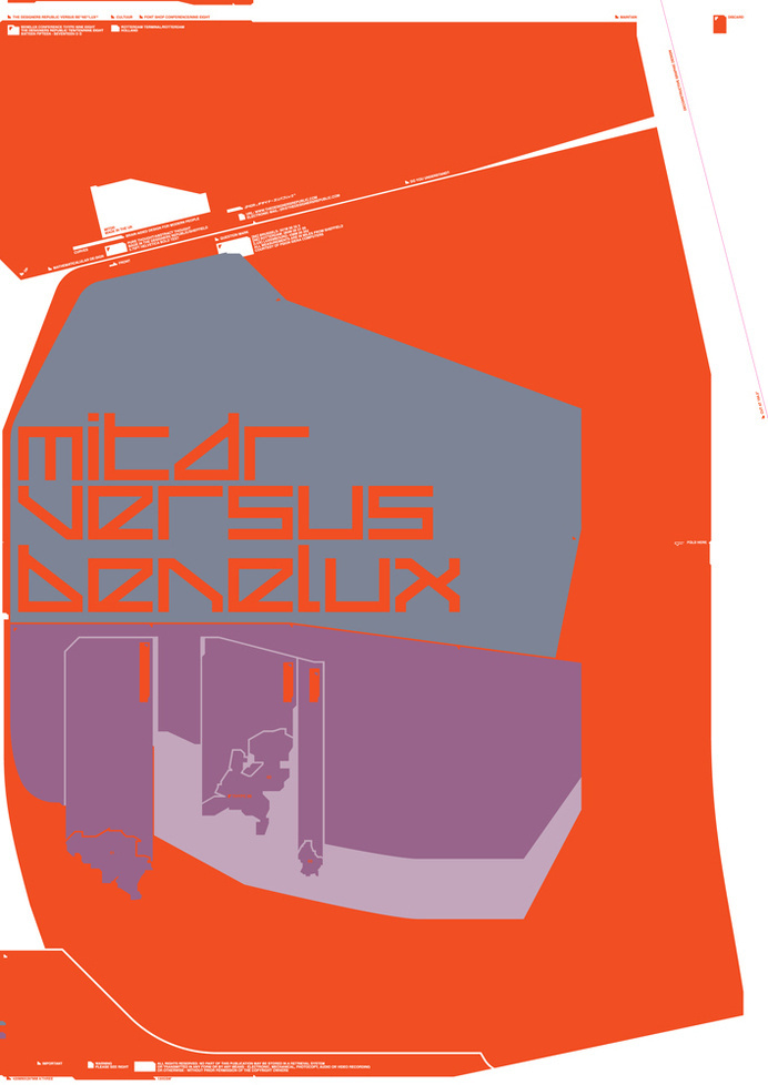 Image of 'miTDR™ versus Benelux' A3 Litho Print #tdr #poster