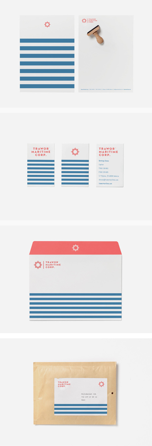 Trawor Maritime Corp. Identity. on Behance #ocean #boating #branding #maritime #boat #marine #aquatic