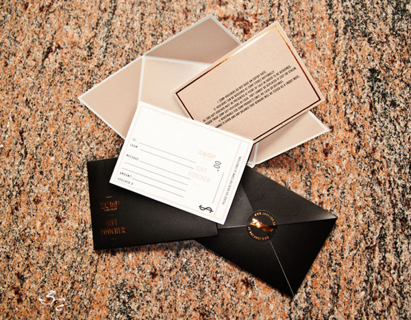 Zomp, gift vouchers #print #design #foil