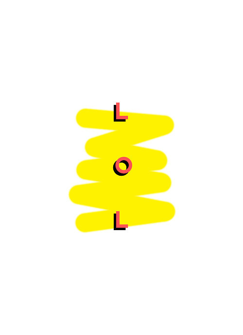 LOL #design #graphic #paint #poster #typography