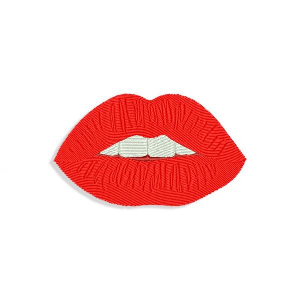 Lips Embroidery design