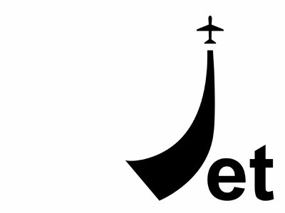jet branding type creative vector typo logo design typography design-from-s letterform