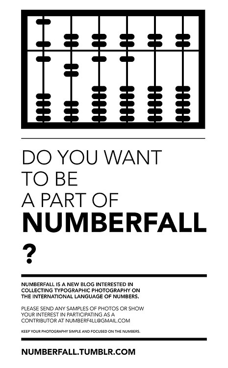 NUMBERFALL #numbers #websites #typography
