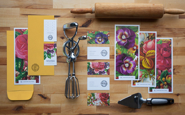 stationery #pies #design #branding