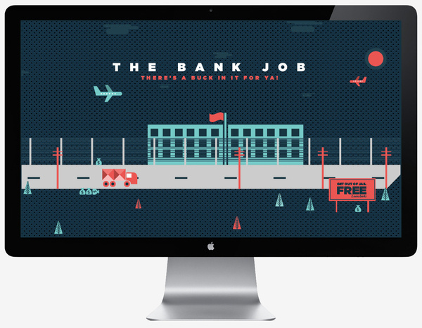 The Bank Job Illustration (Personal) on the Behance Network #illustration