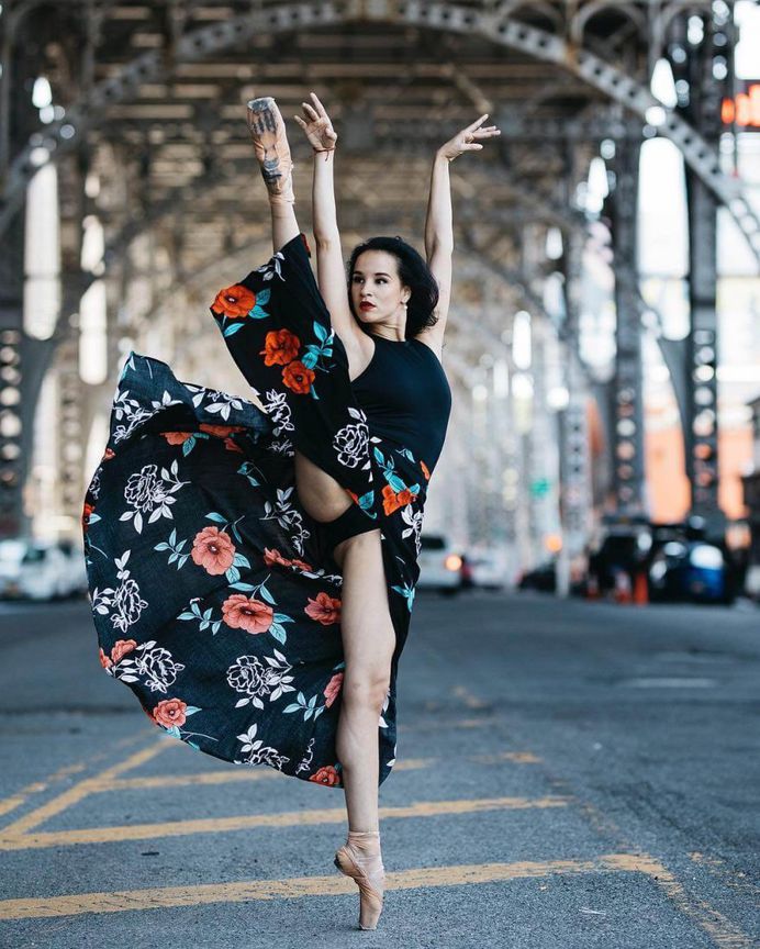 Gorgeous Street Portraits of Ballerinas by Melika Dez