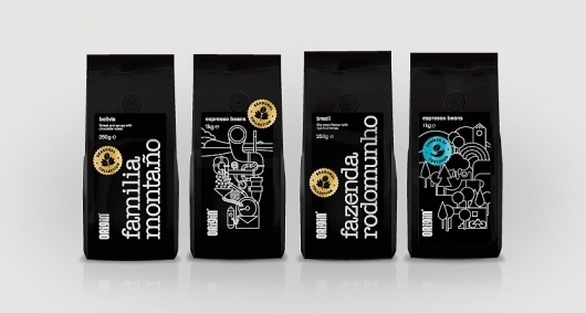 Origin Coffee | Packaging Design | A-Side #illustration #side