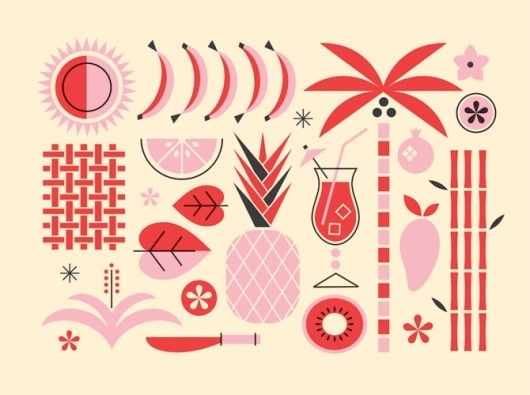 Food Environments - bradwoodarddesign #illustration