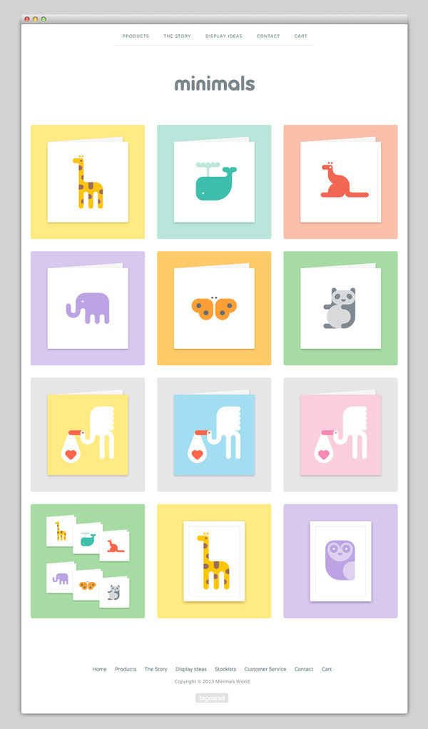 Minimals World #website #layout #design #web