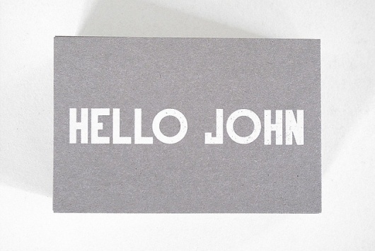 Flickr: Sua galeria #card #hello #typography