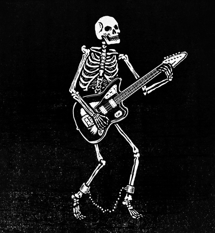 oyarbide: pedro oyarbide #guitar #skeleton #kurt #cobain #oyarbide #pedro