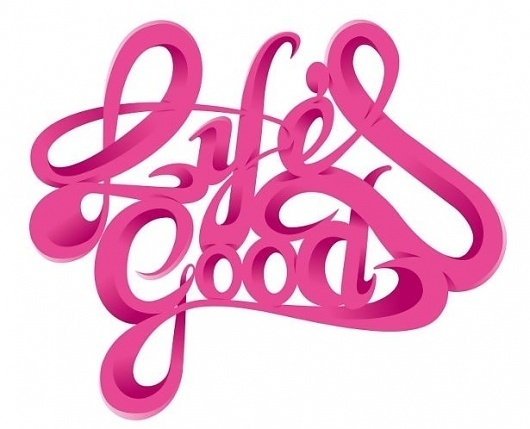Computer Arts - May 2011 #lettering #pink #is #paulusse #rutger #good #life #typography