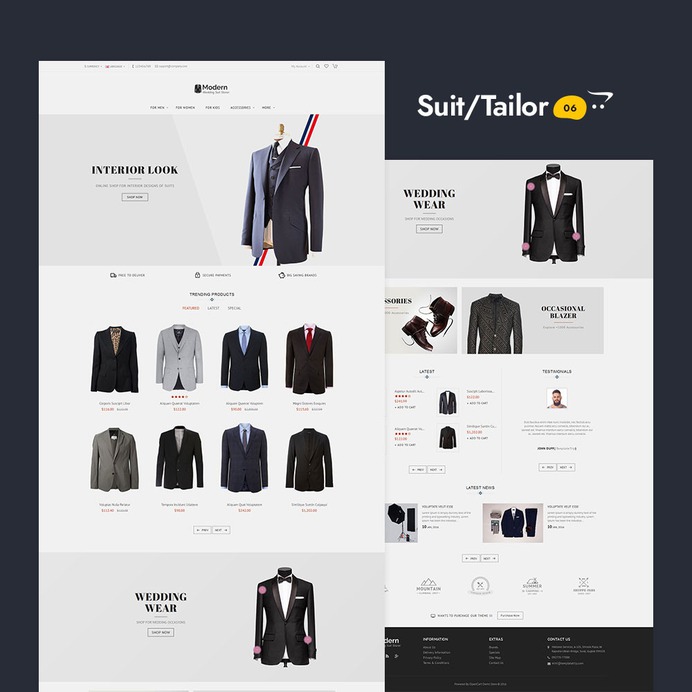 #Modern - #Opencart #MultiPurpose #Responsive #Theme | #TemplateTrip #eCommerce #Website #Design #Template