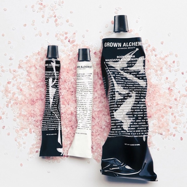 grown alchemist, skincare, art