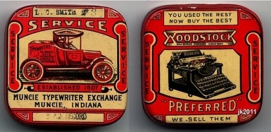 All sizes | Muncie Typewriter Ribbon tin | Flickr - Photo Sharing! #packaging #vintage