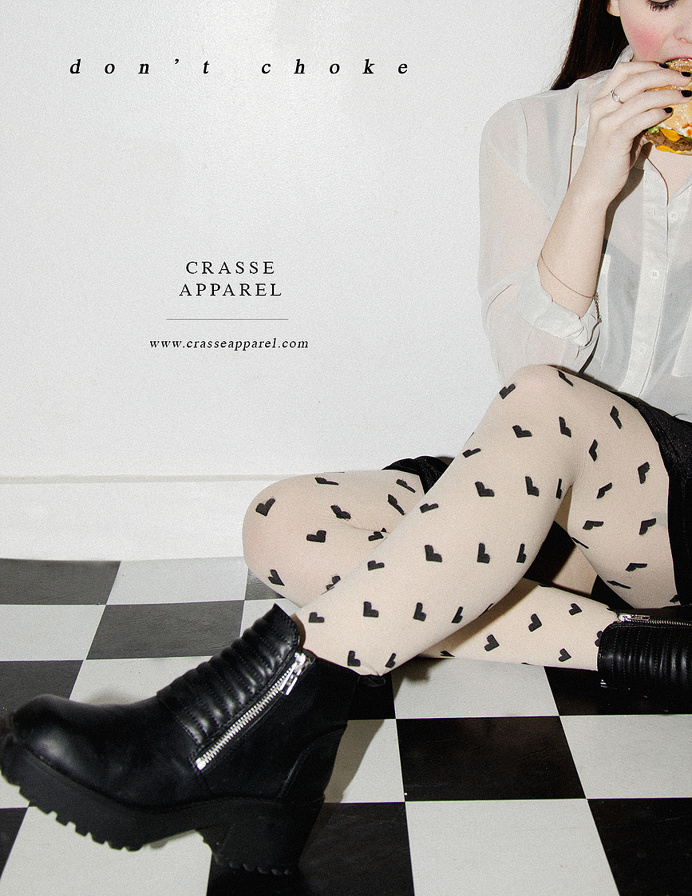 erika westfall | designer | crasse apparel advertising