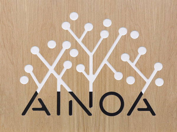 Ainoa on Behance #logo