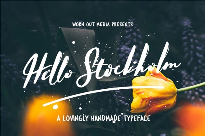Hello Stockholm : Lovingly Handmade Font