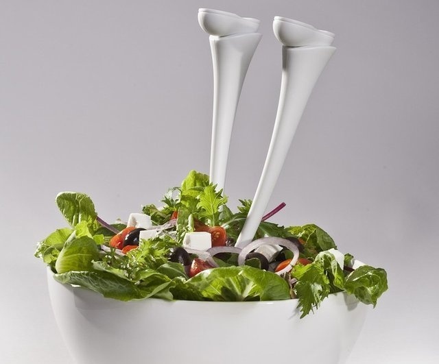 Jumpin Jack Salad Servers #tech #flow #gadget #gift #ideas #cool