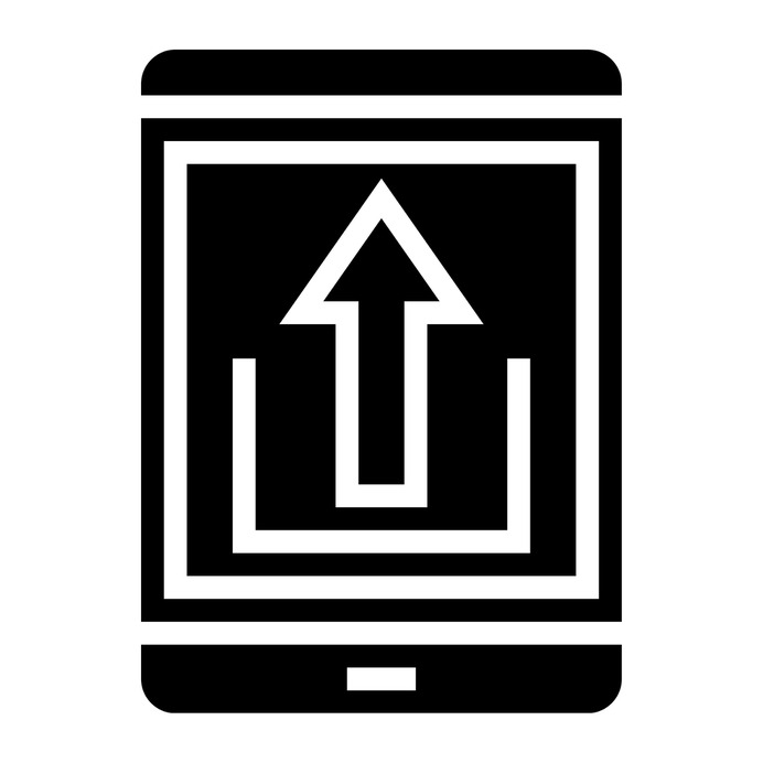 See more icon inspiration related to upload, multimedia option, electronics, tablet, uploading, interface, internet, direction, technology, up arrow and arrow on Flaticon.