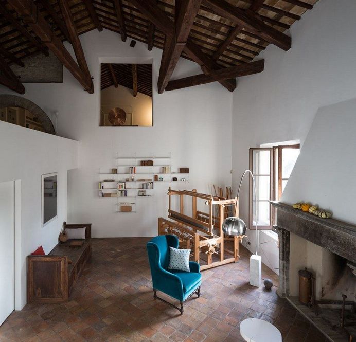 Two-Level Loft in an Historical Villa in Pesaro, Italy