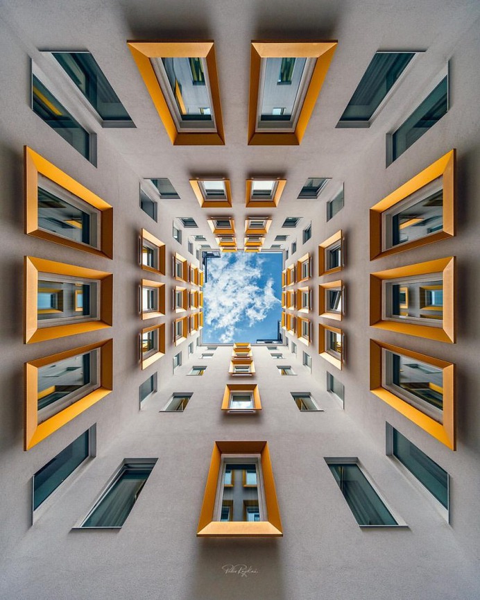 Symmetrical Architectural Photography by Peter Rajkai