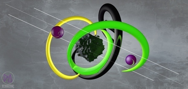 (ABSTRACT) #abstract #c4d #yelow #black #illustration #purple #rodrigues #piedade #green