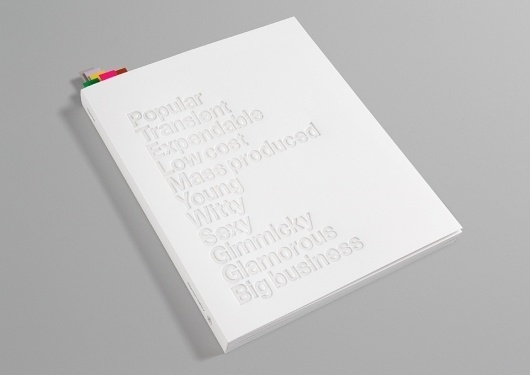 Gagosian Gallery – Pop Art Is: (with Peter Saville) 2007 | Publication | Graphic Thought Facility #type #paper #white #typography