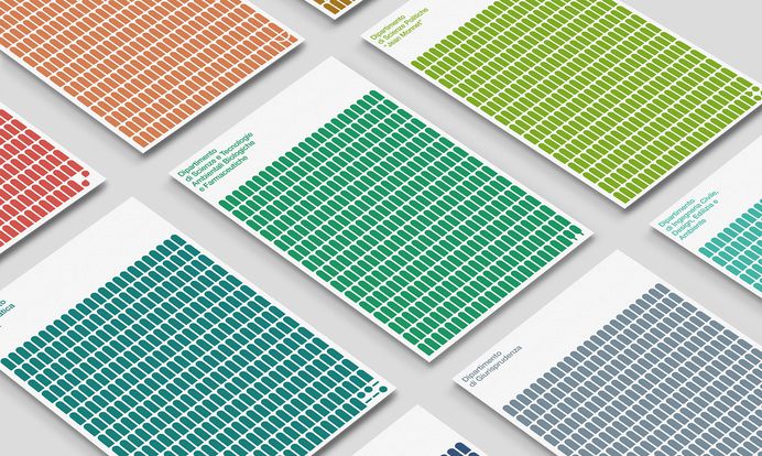 The branding for Universita Vanvitelli was designed by Emídio Cardeira of design studio United By. For more of the most beautiful designs visit mindsparklemag.com