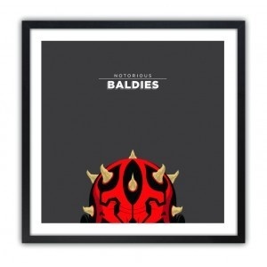 Notorious Baldie DARTH MAUL by Mr Peruca #print