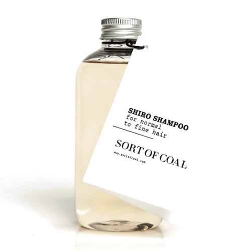 Sort of Coal | Design Milk #white #charcoal #black #simple #eco