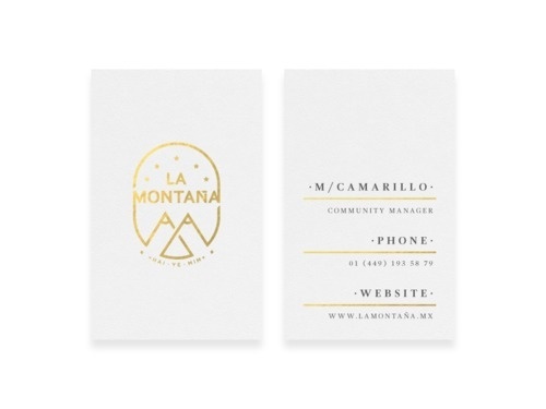 La Montaña #lamontaa #business #branding #print #brand #bytomas #cards
