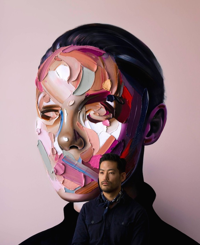 Palette Knife Smudges and Heavy Brushstrokes Form Colorful Abstract Portraits by Joseph Lee | Colossal