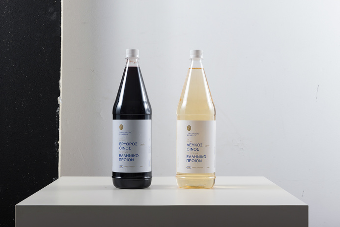 Andreou Winery - Basic Wine on Behance #packaging #wine #bottle #label #minimal #typography #layout #greek #loonatiks