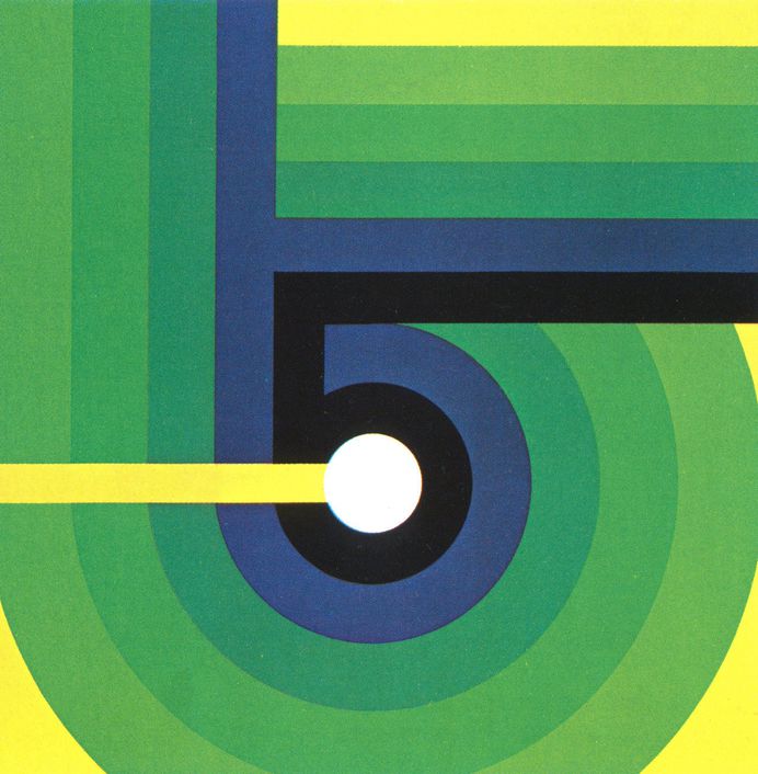 Vintage vinyl or poster by Otto Rieger, 1978.