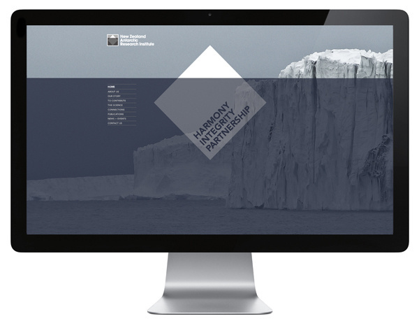 The New Zealand Antarctic Research Institute Logo and Identity #zealand #logotype #brr #new
