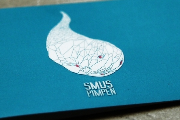 Smus Pimpen : the cameo kid #abstract #haptic #business #card #pimpen #design #graphic #letterpress #color #smus #polygonal #cameokid